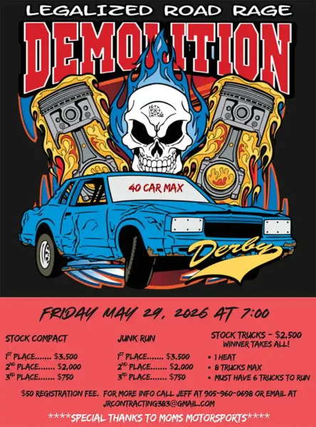 2026 demo derby poster