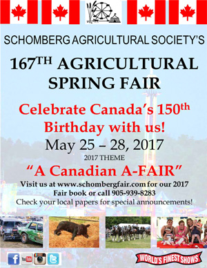 Schomberg Agricultural Fair Spring Guidebook 2017